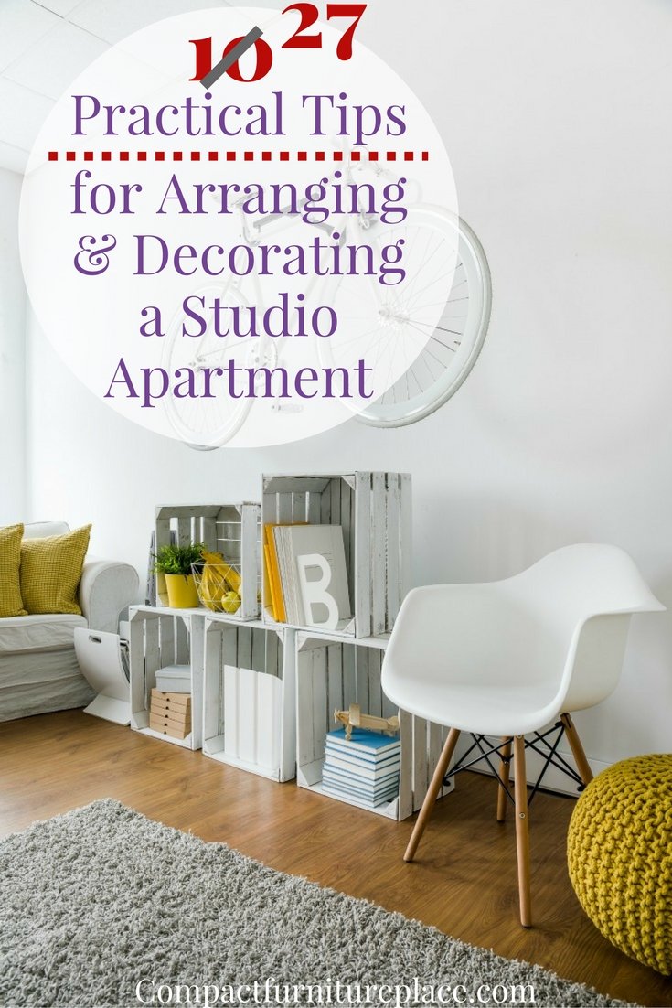 Figuring out the furniture layout and decor for a studio apartment can be challenging. How do you squeeze everything in? We've put together 10 tips (and 17 "sub tips") to help you pull it all together and create a beautiful home from your small space.