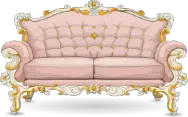 pink tufted couch know your style before bying furniture online
