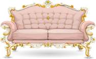 pink tufted couch know your style before bying furniture online