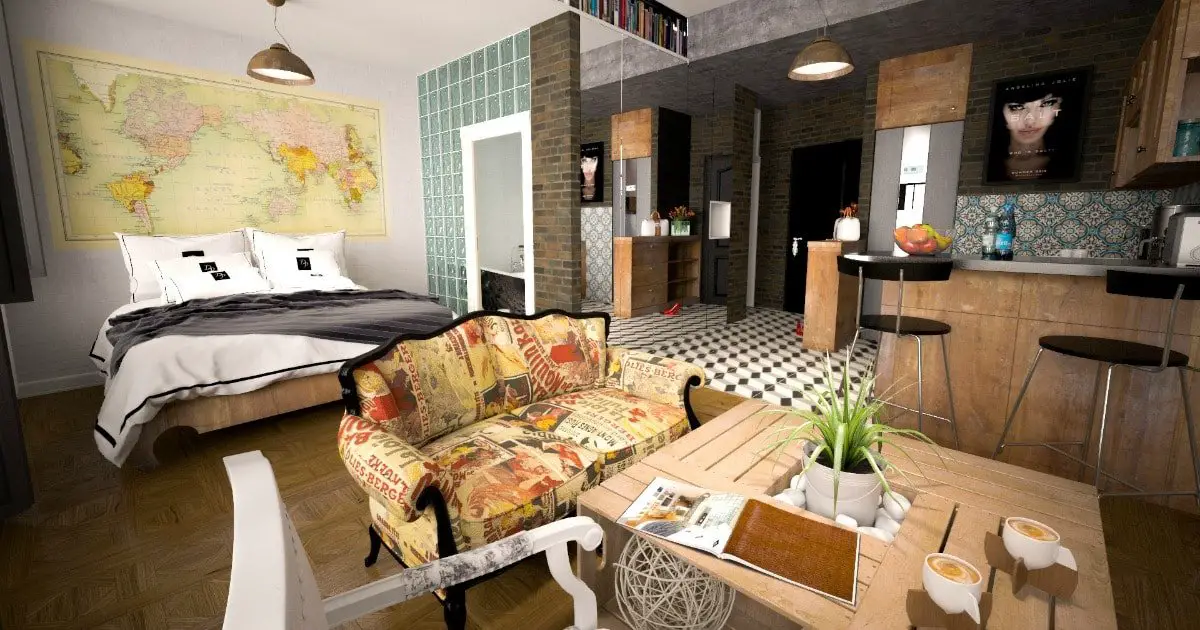 How to furnish and decorate a studio apartment