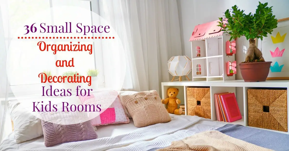 36 Small Kids Bedroom Ideas To Corral The Chaos And Make It Cute,Diy Bathroom Curtains For Small Windows