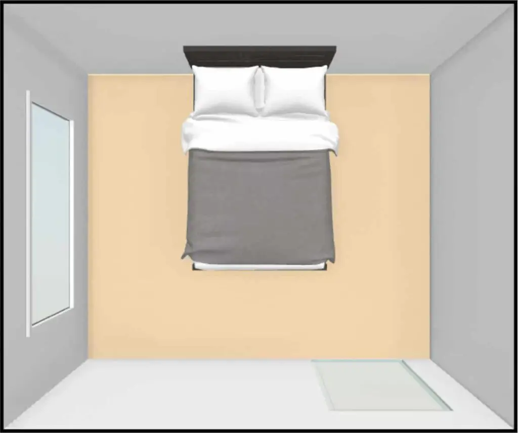 What size bed fits in a 10x12 bedroom - queen size bed